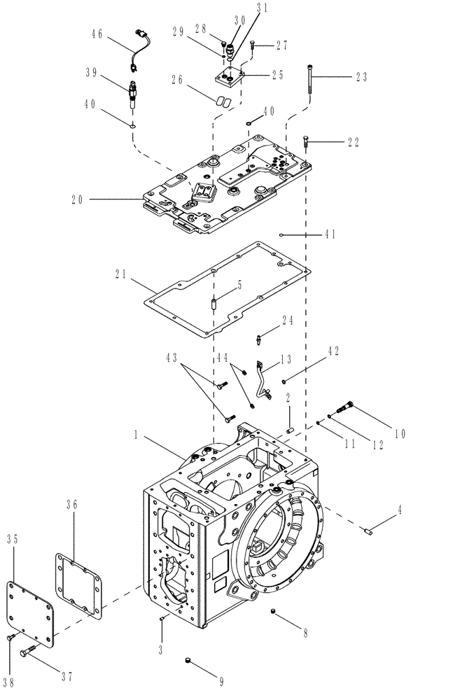 Схема запчастей Case IH MAGNUM 255 - (06-29) - REAR AXLE - HOUSING (06) - POWER TRAIN