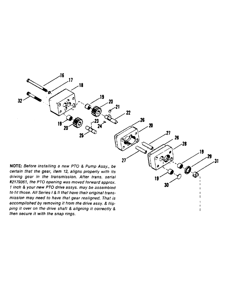 Схема запчастей Case IH STEIGER - (04-29) - TRANSMISSION PUMP, THREE SECTION (04) - Drive Train