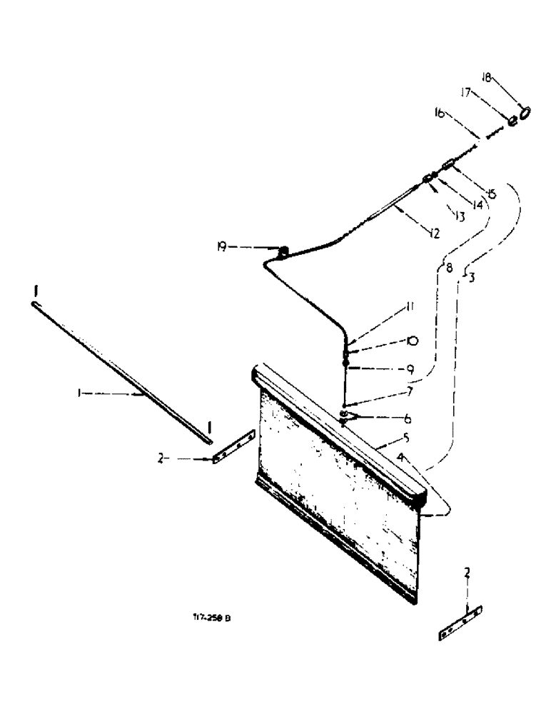 Схема запчастей Case IH 276 - (6-54) - RADIATOR CURTAIN ATTACHMENT (88) - ACCESSORIES