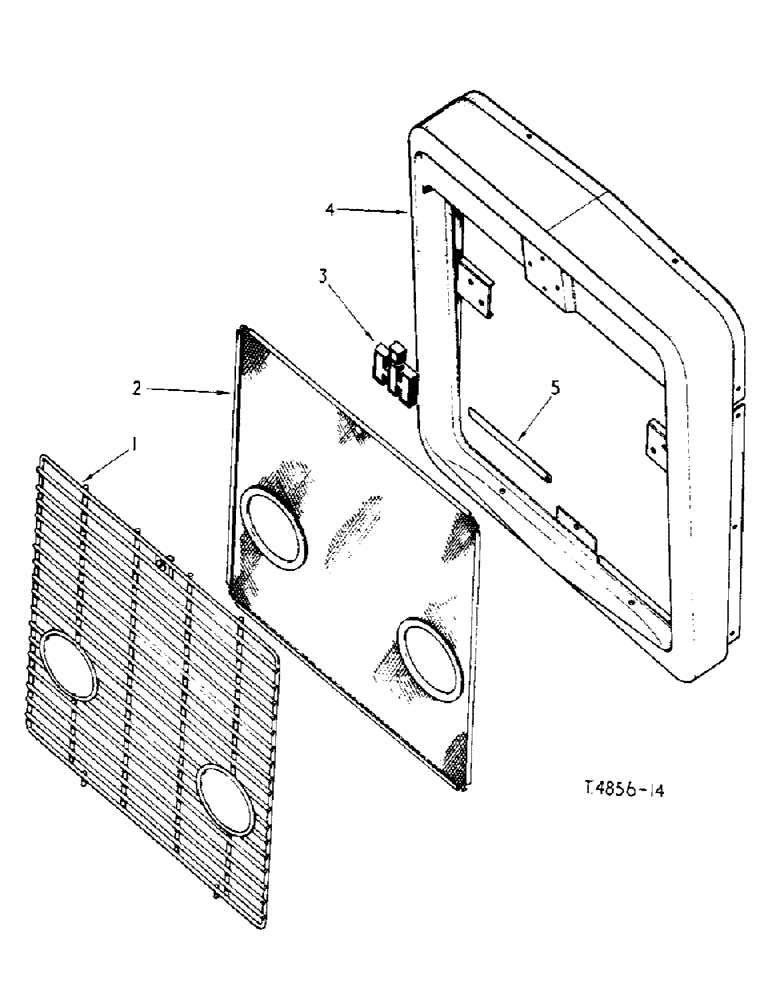 Схема запчастей Case IH 276 - (4-06) - RADIATOR GRILLE, FRAME AND MESH (09) - CHASSIS