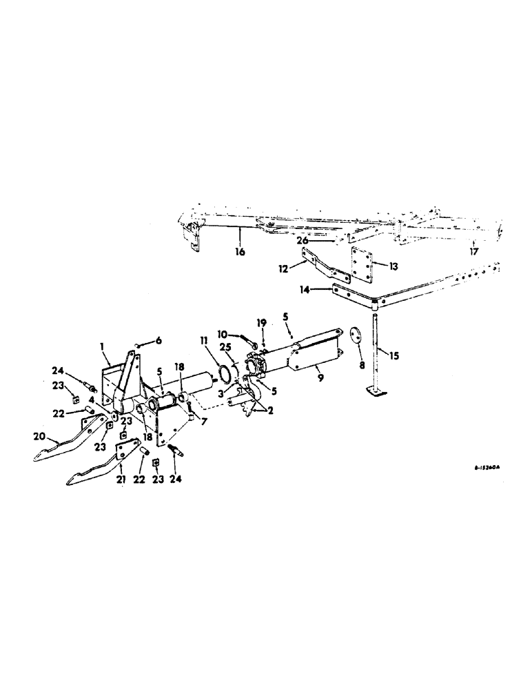 Схема запчастей Case IH 642 - (AE-02) - CARRIER, DRIVE AND FRAME 