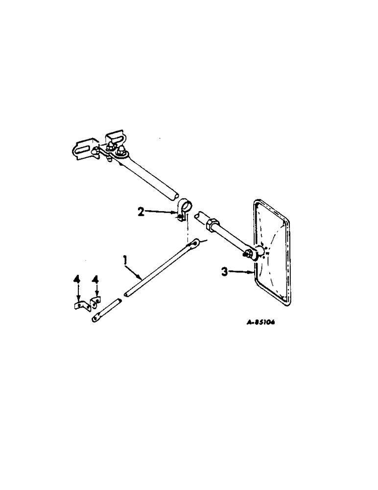 Схема запчастей Case IH 622 - (N-10) - PARTS ACCESSORIES AND ATTACHMENTS, MIRROR Accessories & Attachments