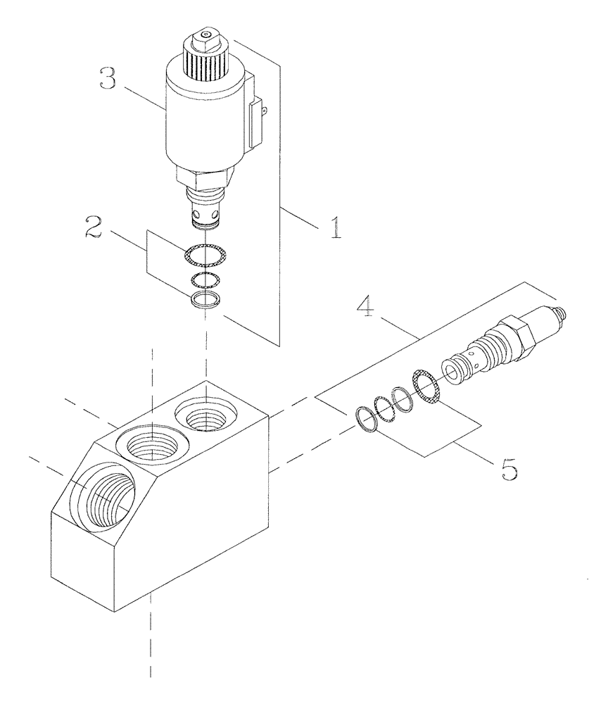 Схема запчастей Case IH 7700 - (B05[15]) - HYDRAULIC SOLENOID VALVE Hydraulic Components & Circuits