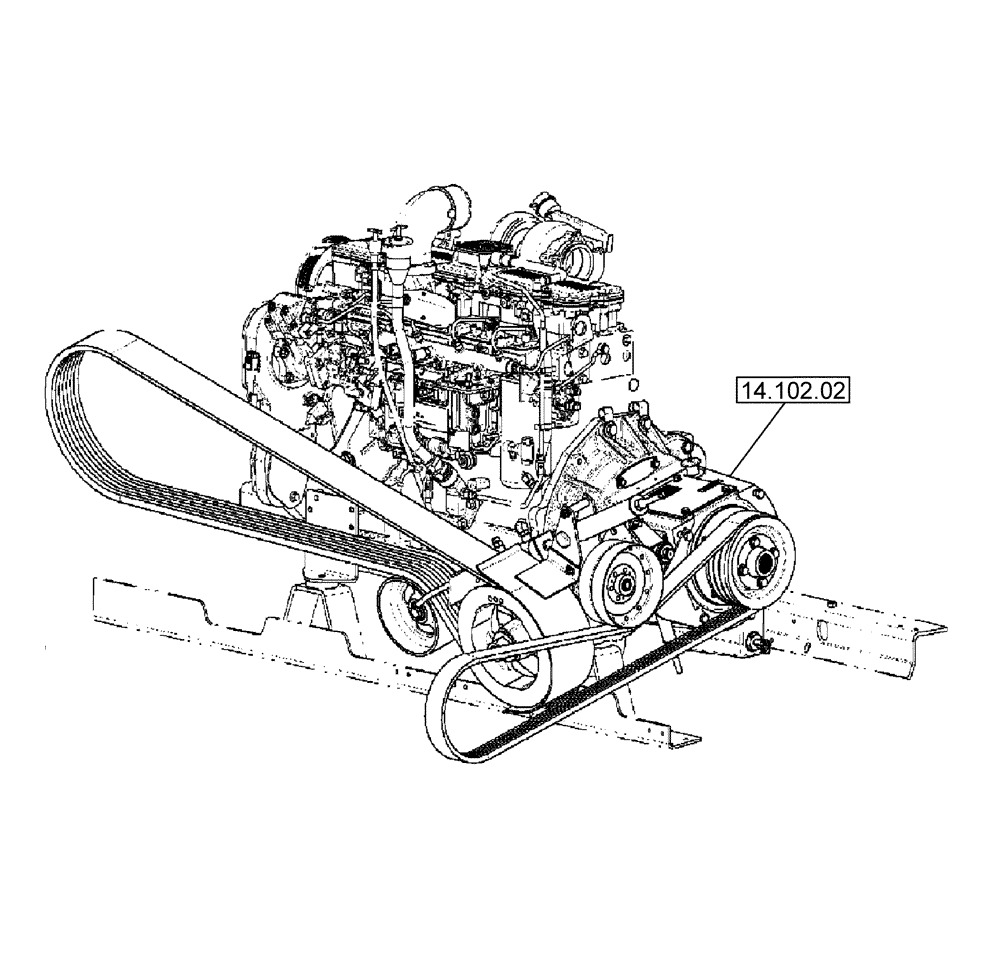 Схема запчастей Case IH 9230 - (14.000.00) - SECTION INDEX - LIVE PTO (14) - MAIN GEARBOX & DRIVE
