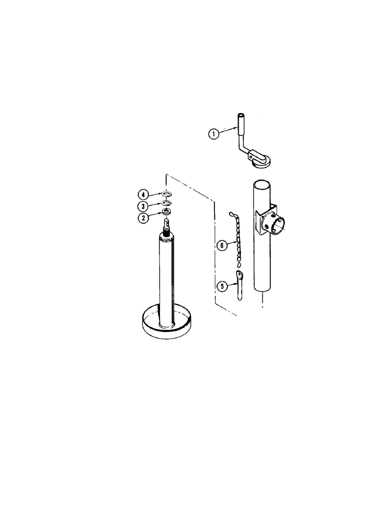 Схема запчастей Case IH 475 - (22[A]) - FH845495 LIFT JACK 