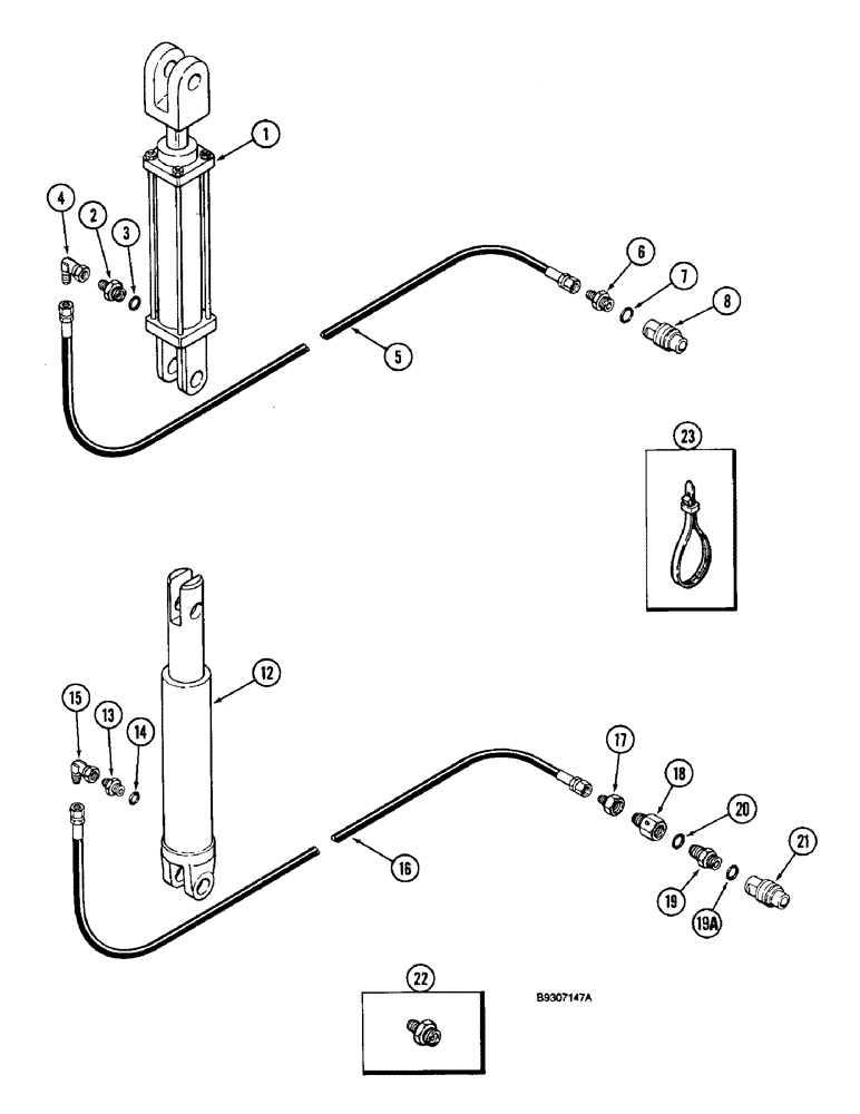 Схема запчастей Case IH 5400 - (8-06) - MARKER HYDRAULICS, HYDRAULIC SELECTOR, 15 & 20 FOOT DRILL (08) - HYDRAULICS