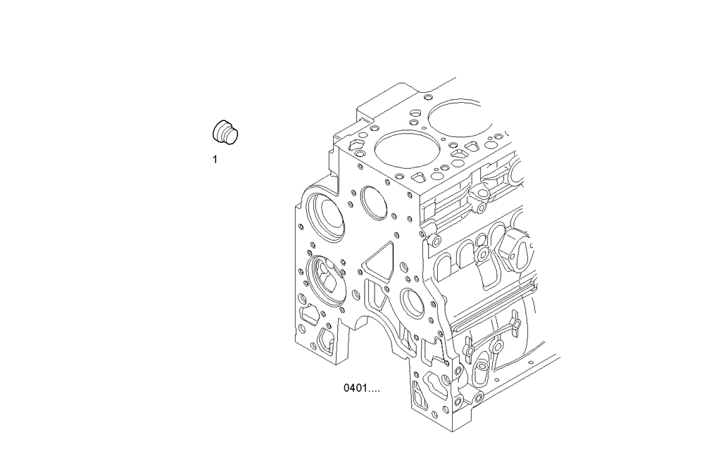 Схема запчастей Case IH F4CE0304A D600 - (3063.031) - TURBOCHARGER OIL LINES 