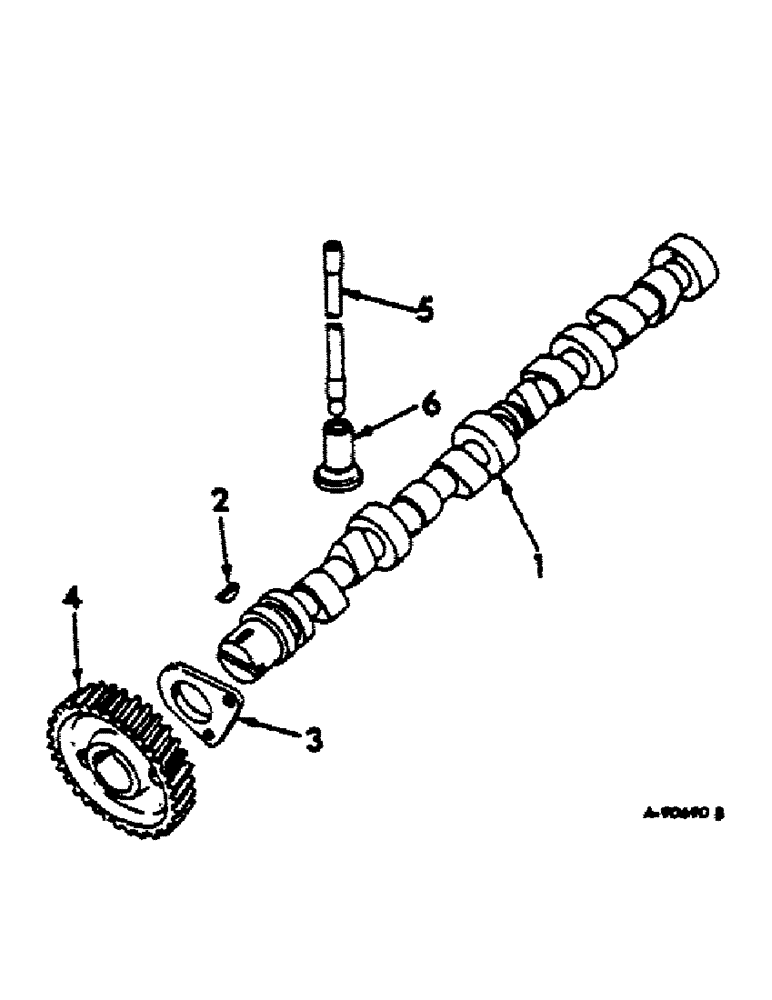 Схема запчастей Case IH 474 - (12-11) - CAMSHAFT AND RELATED PARTS Power