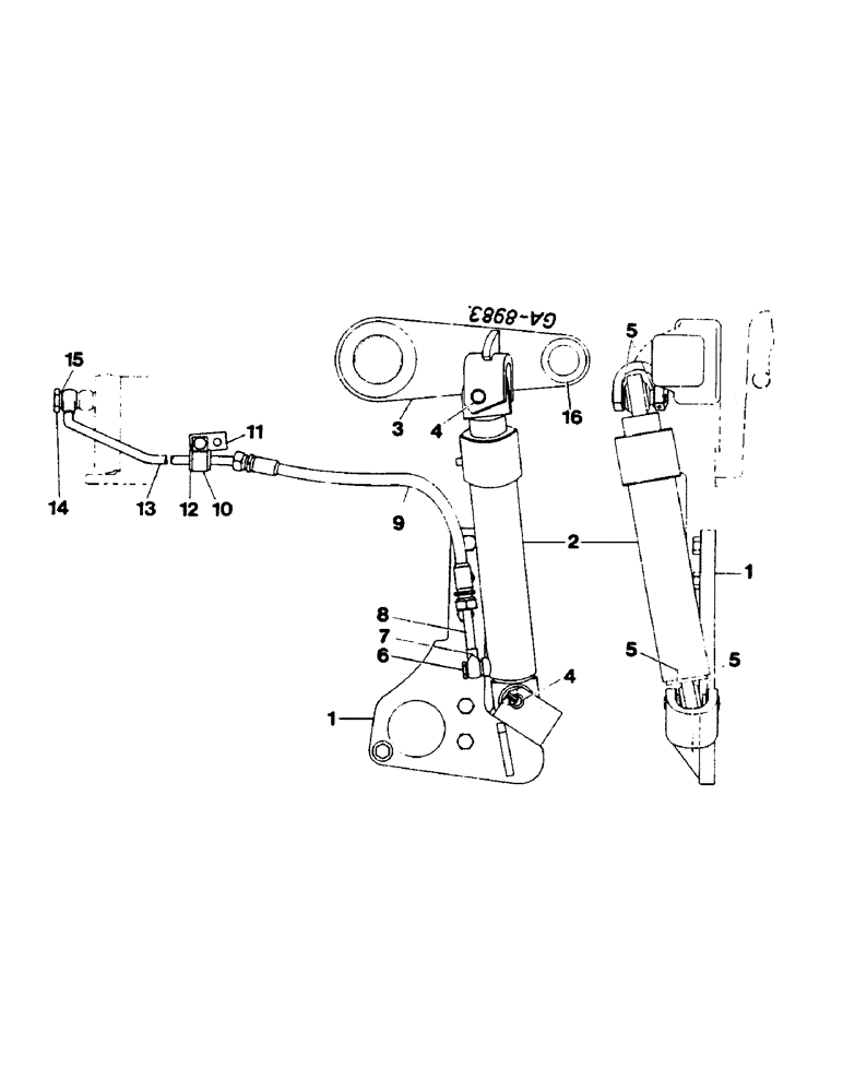 Схема запчастей Case IH 644 - (2I07) - QUICK COUPLING, SELF SEALING COUPLING (07) - HYDRAULICS