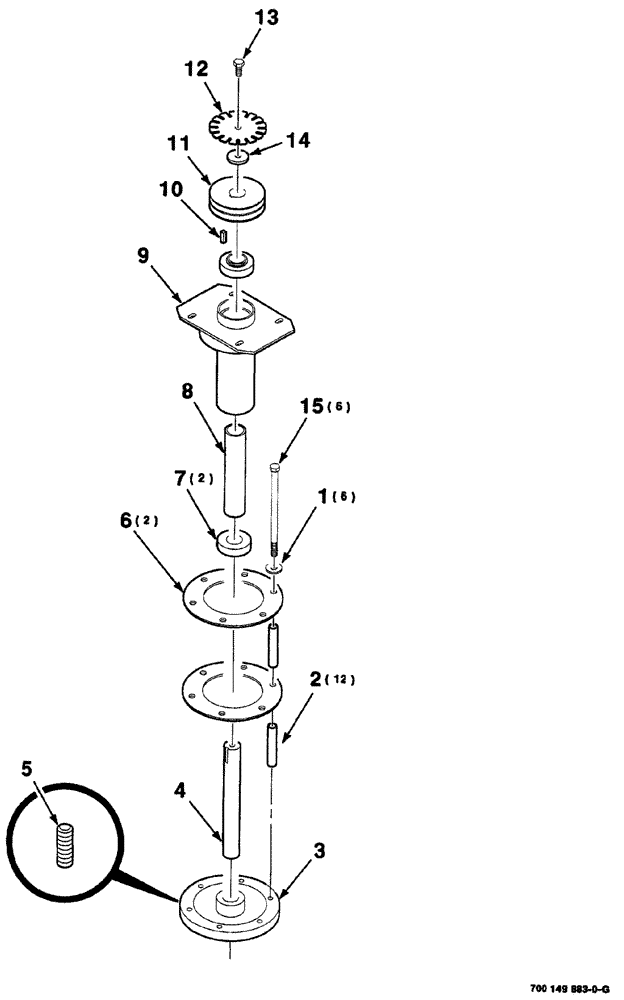 Схема запчастей Case IH 725 - (02-008) - HEADER DRIVE CAGE ASSEMBLY, LEFT (58) - ATTACHMENTS/HEADERS