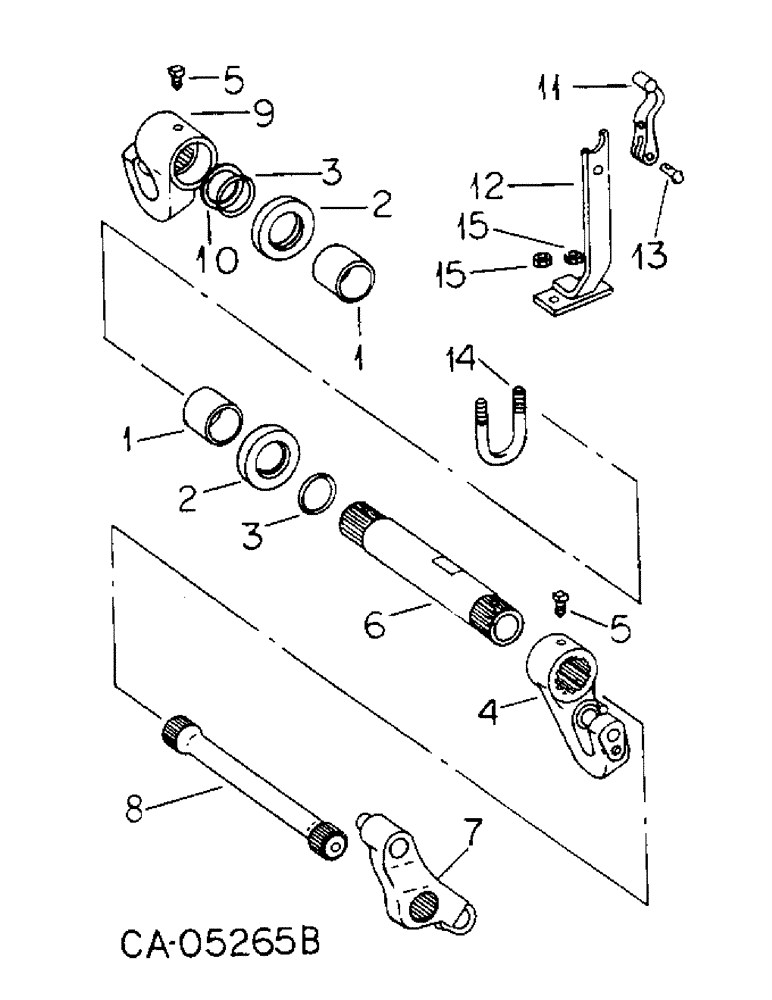 Схема запчастей Case IH 6788 - (10-25) - HYDRAULICS, DRAFT SENSING (07) - HYDRAULICS