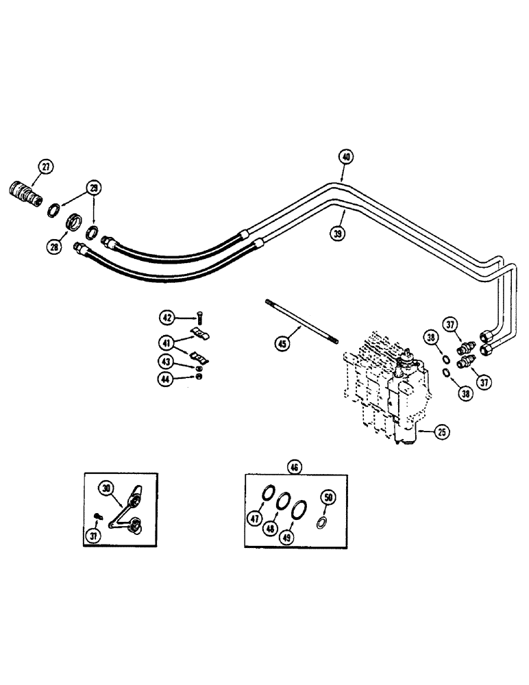 Схема запчастей Case IH 2390 - (8-280) - REMOTE HYDRAULICS, NO. 4 CIRCUIT (08) - HYDRAULICS