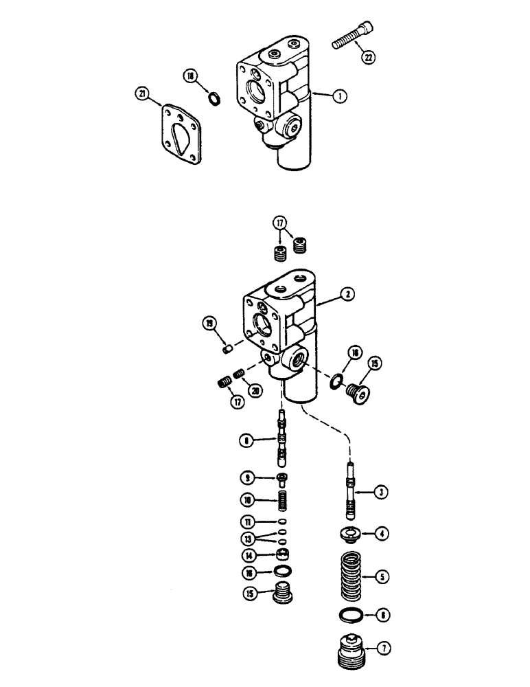 Схема запчастей Case IH 2590 - (8-266) - GEAR AND PISTON PUMP ASSEMBLY (08) - HYDRAULICS