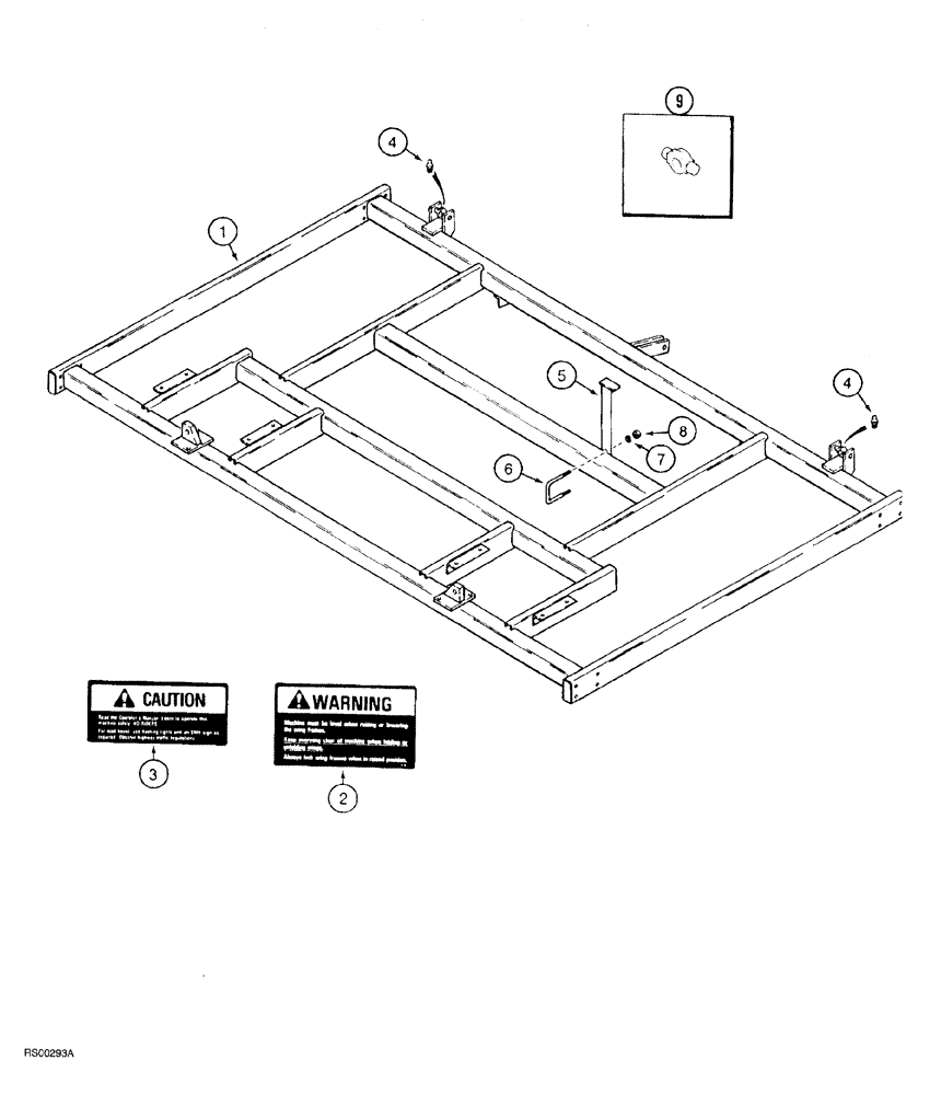 Схема запчастей Case IH 5700 - (9-014) - MAIN FRAME, LEVEL LIFT MODELS, FLAT FOLD (18) - MISCELLANEOUS