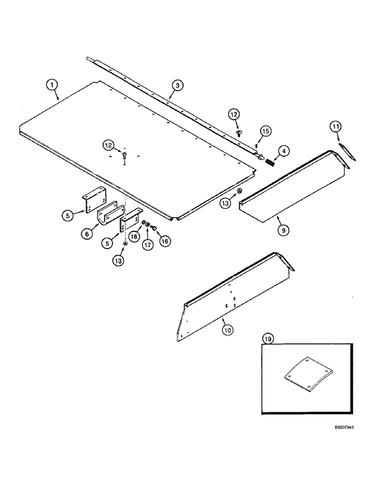 Схема запчастей Case IH 2166 - (5-28) - STEERING AXLE SHIELD (04) - STEERING