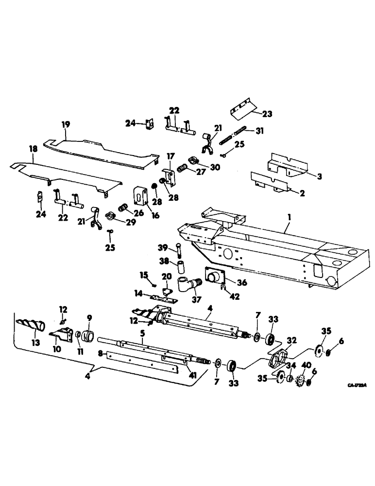 Схема запчастей Case IH 782 - (P-18) - STALK ROLL FRAME AND ROLLS, SERIAL NO. 513 AND ABOVE (58) - ATTACHMENTS/HEADERS