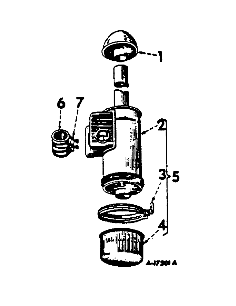 Схема запчастей Case IH 130 - (12-02) - POWER, AIR CLEANER AND CONNECTIONS, DONALDSON Power