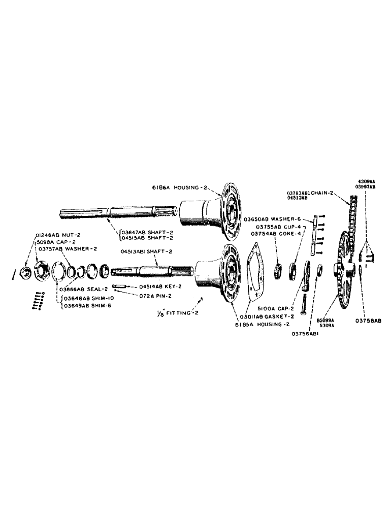 Схема запчастей Case IH SO-SERIES - (064) - REAR AXLE, S, SC, SO (06) - POWER TRAIN