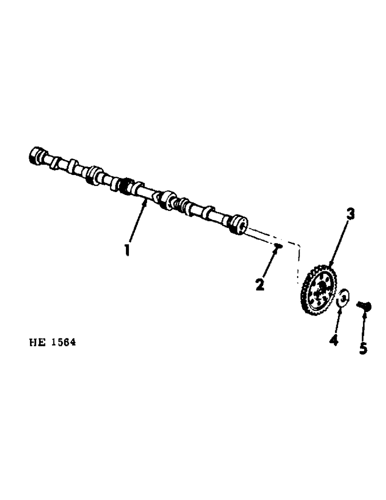 Схема запчастей Case IH 375 - (C-05) - 6 CYLINDER, 232 CARBURETED ENGINE, CAMSHAFT AND SPROCKET (01) - ENGINE