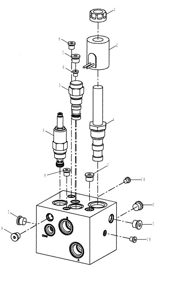 Схема запчастей Case IH 8120 - (35.910.08[02]) - VALVE ASSEMBLY, CLEANING FAN (35) - HYDRAULIC SYSTEMS