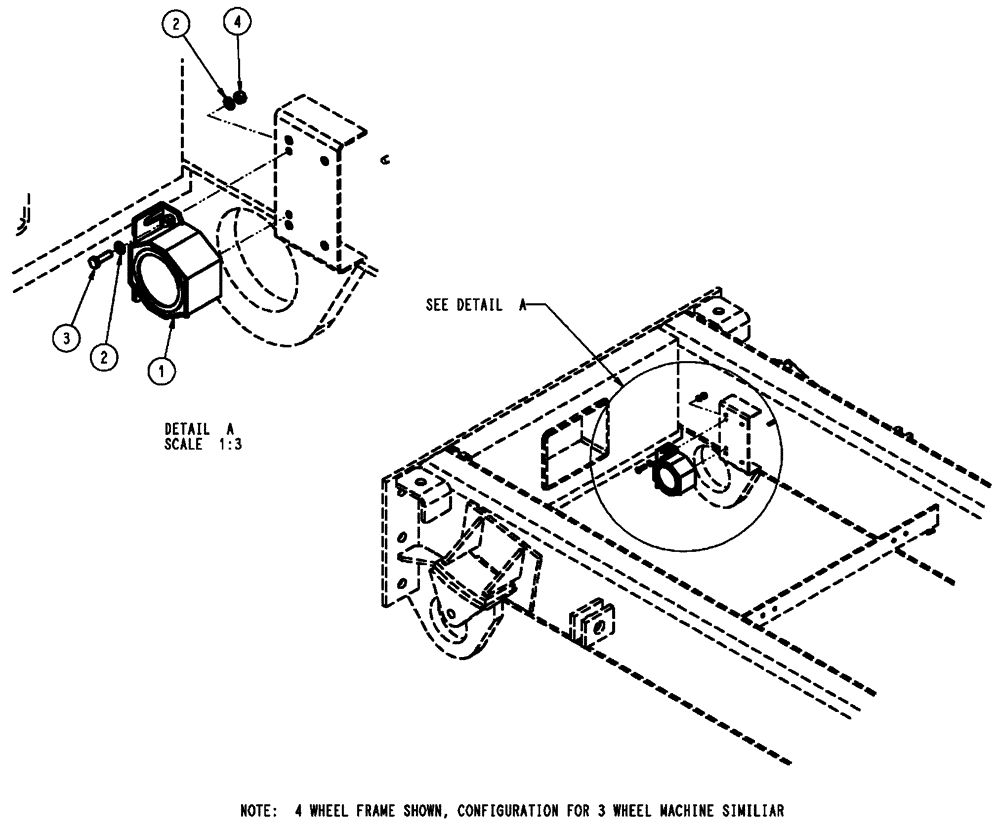 Схема запчастей Case IH FLX3510 - (08-009) - ASSEMBLY, BACK UP ALARM (06) - ELECTRICAL