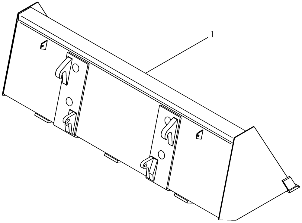 Схема запчастей Case IH LX172 - (09-09) - MATERIAL BUCKET - GENERAL PURPOSE (09) - CHASSIS/ATTACHMENTS