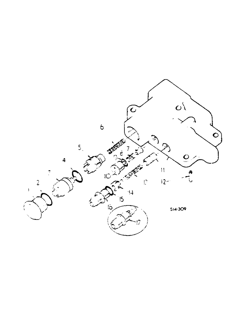 Схема запчастей Case IH 674 - (10-34) - UNLOADING AND FLOW CONTROL VALVE (07) - HYDRAULICS