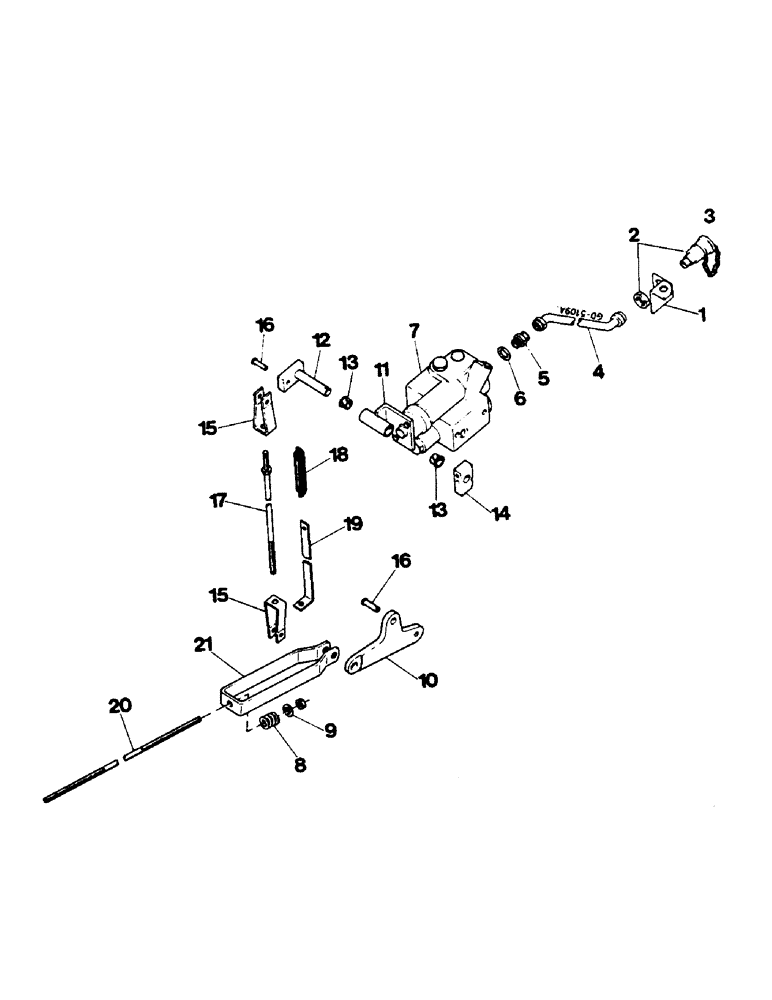 Схема запчастей Case IH 644 - (2I10) - HYDRAULIC TRAILER BRAKE 644 (07) - HYDRAULICS