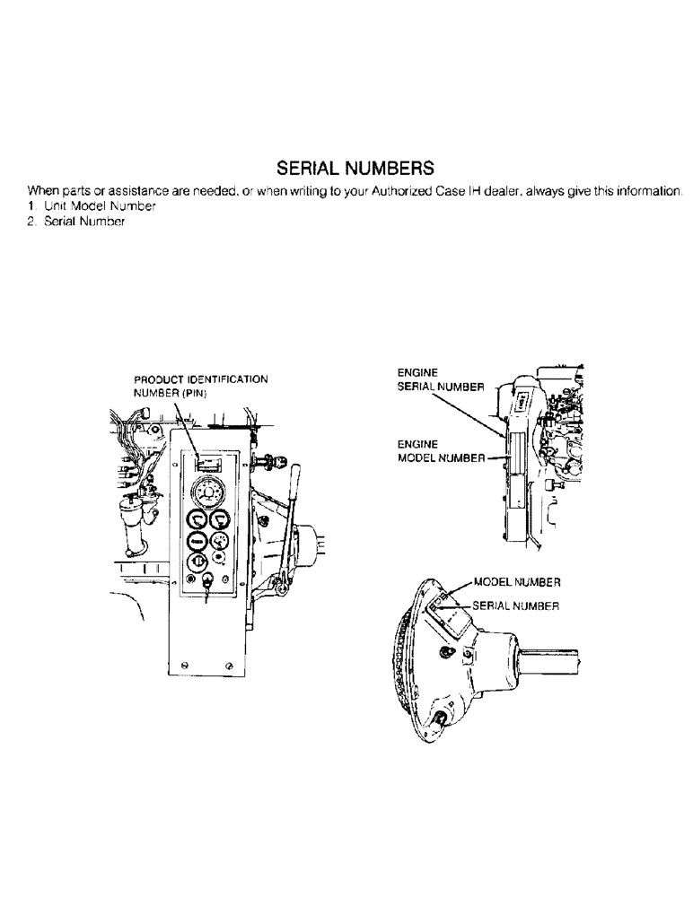 Схема запчастей Case IH 4390T - (052) - SERIAL NUMBERS 