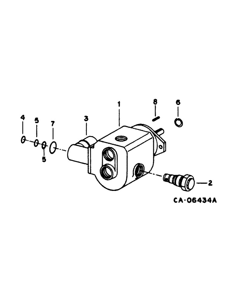 Схема запчастей Case IH 1420 - (10-43) - HYDRAULICS, REEL DRIVE PUMP, ROSS, S/N THRU 20000 (07) - HYDRAULICS