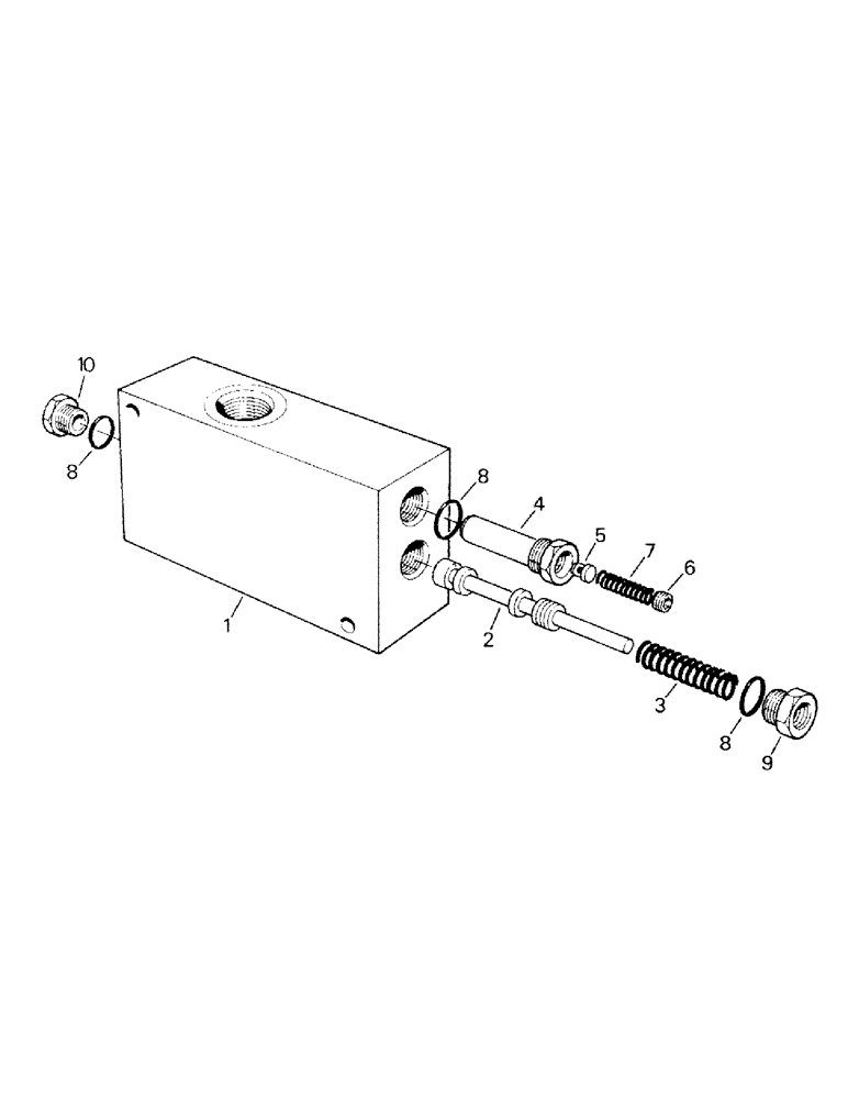 Схема запчастей Case IH KM-280 - (08-16) - PRIORITY VALVE ASSEMBLY (07) - HYDRAULICS