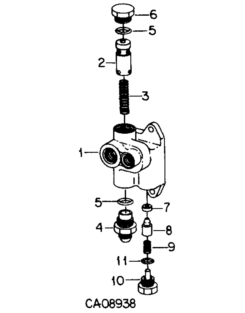 Схема запчастей Case IH 7488 - (10-16) - HYDRAULICS, FLOW DIVIDER VALVE ASSY (07) - HYDRAULICS