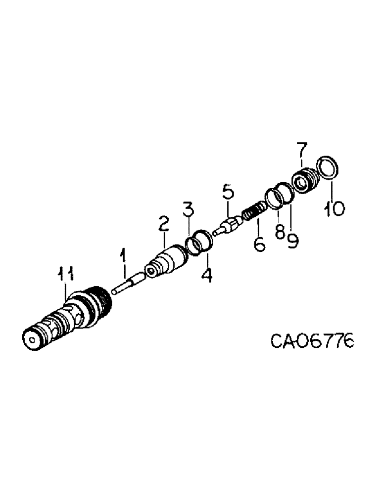 Схема запчастей Case IH 6788 - (10-27) - HYDRAULICS, DROP VALVE ASSY (07) - HYDRAULICS