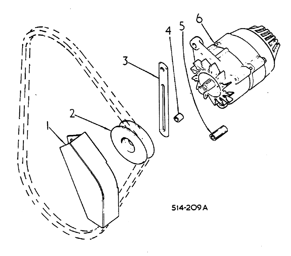 Схема запчастей Case IH 885 - (08-008) - ALTERNATOR AND CONNECTIONS (06) - ELECTRICAL