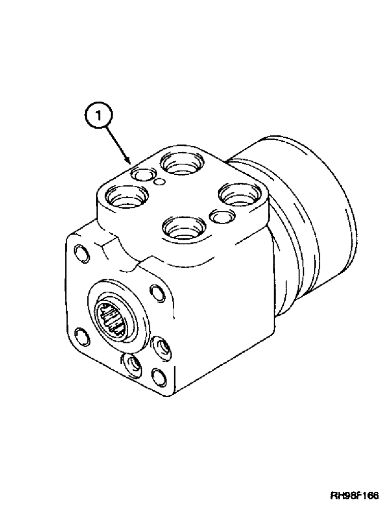 Схема запчастей Case IH MX180 - (5-020) - STEERING HAND PUMP ASSEMBLY, MX180, MX200, MX220, EUROPE ONLY (05) - STEERING