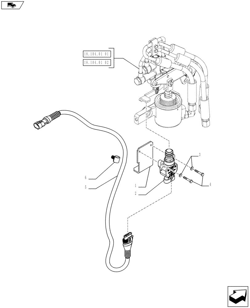 Схема запчастей Case IH FARMALL 65C - (55.420.01) - SAFETY SWITCH FOR POWER TAKE-OFF - W/CAB (55) - ELECTRICAL SYSTEMS