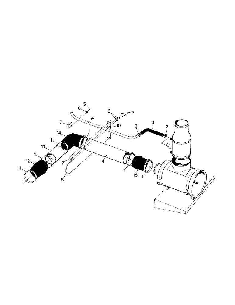 Схема запчастей Case IH STEIGER - (04-09) - AIR INTAKE SYSTEM (04) - Drive Train