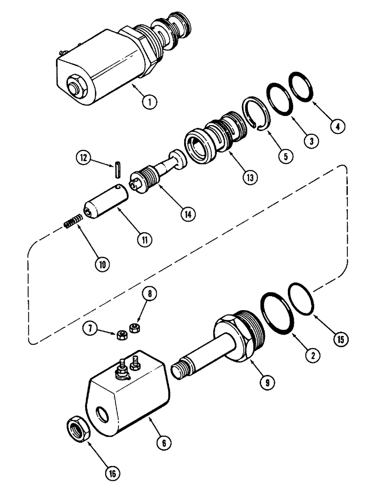 Схема запчастей Case IH 1896 - (6-148) - POWER SHIFT SOLENOID ASSEMBLY (06) - POWER TRAIN