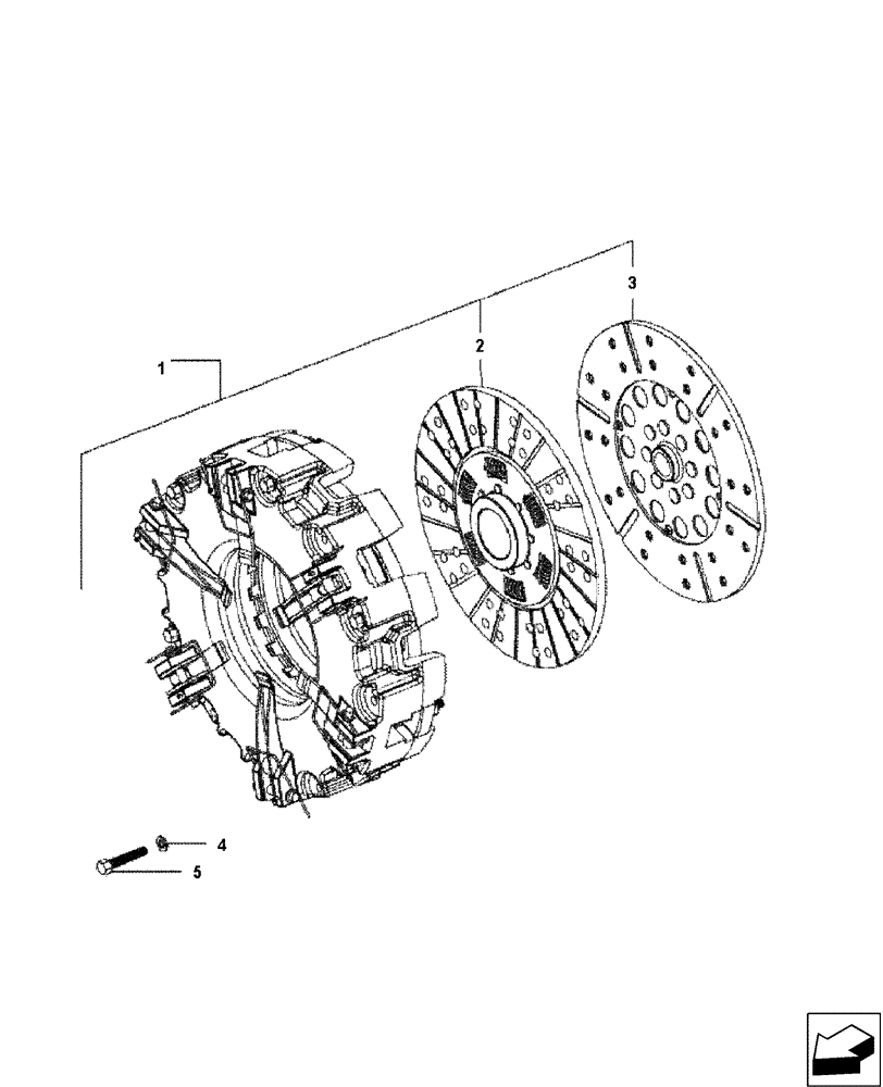 Схема запчастей Case IH FARMALL 55A - (18.100.01[01]) - CLUTCH ASSEMBLY (18) - CLUTCH