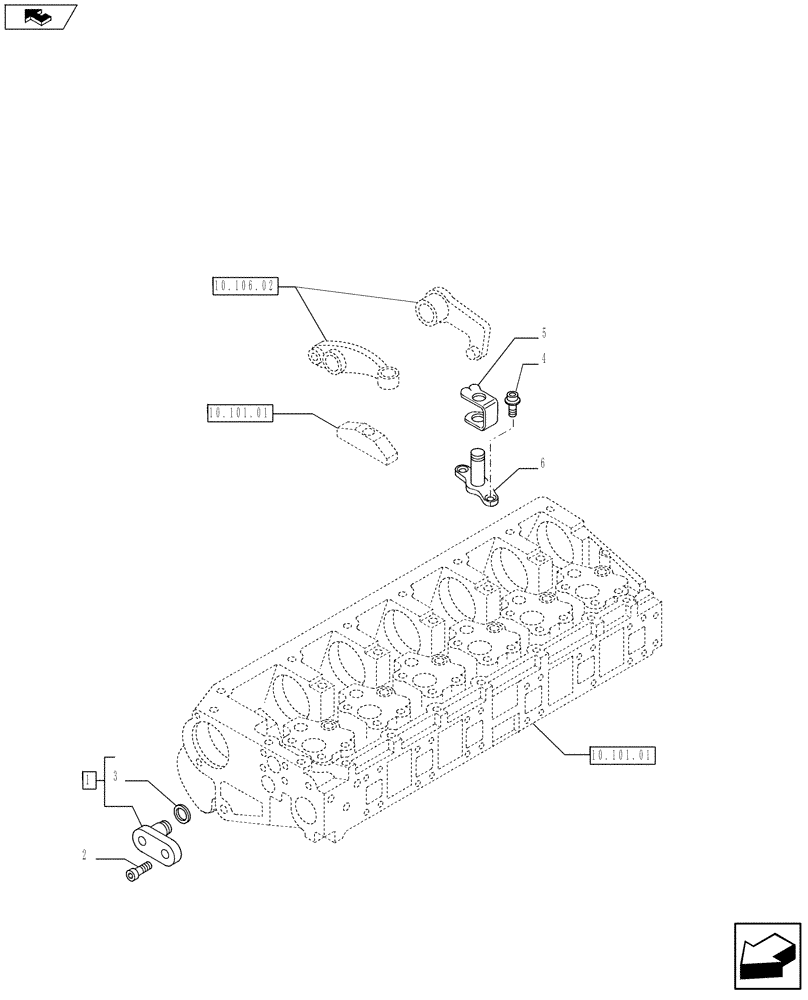 Схема запчастей Case IH F3BFE613C A006 - (10.120.01) - ENGINE EXHAUST BRAKE (504053957) (10) - ENGINE