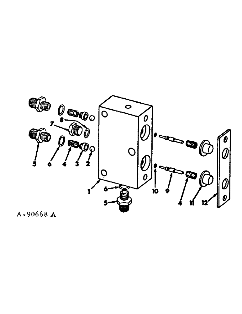 Схема запчастей Case IH 3388 - (10-41) - HYDRAULICS, HYDRAULIC SEAT VALVE (07) - HYDRAULICS