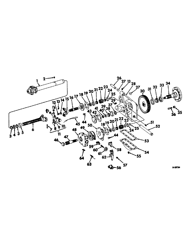 Схема запчастей Case IH 403 - (037) - FINAL DRIVE AND HYDRAULIC WHEEL BRAKES (25) - FRONT AXLE SYSTEM