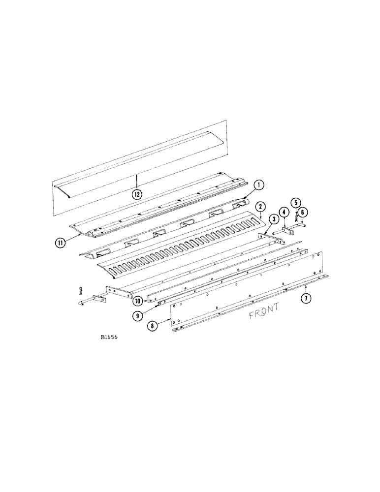 Схема запчастей Case IH 460 - (040) - STONE TRAP (60) - PRODUCT FEEDING