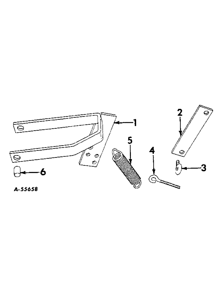 Схема запчастей Case IH U-214 - (T-11) - SPRING LOADED APPLICATION ATTACHING FRAME 