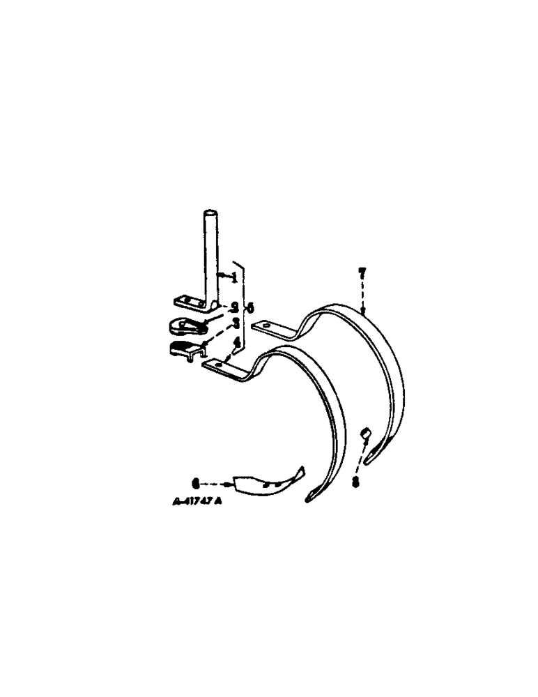 Схема запчастей Case IH 153 - (AP-28) - SPRING TEETH, FOR UNITS A THRU E, H, J, P, Q AND U, BUILT FROM 1970 TO 1972 