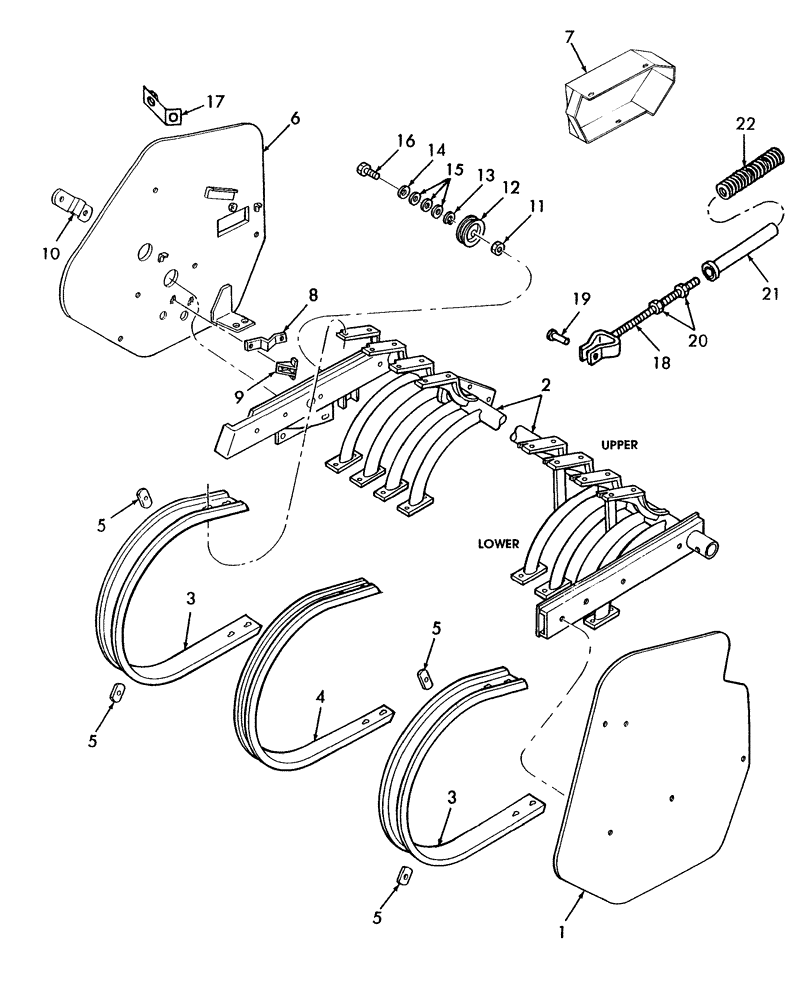 Схема запчастей Case IH SBX530 - (025) - PICKUP PIVOT PIPE (60) - PRODUCT FEEDING