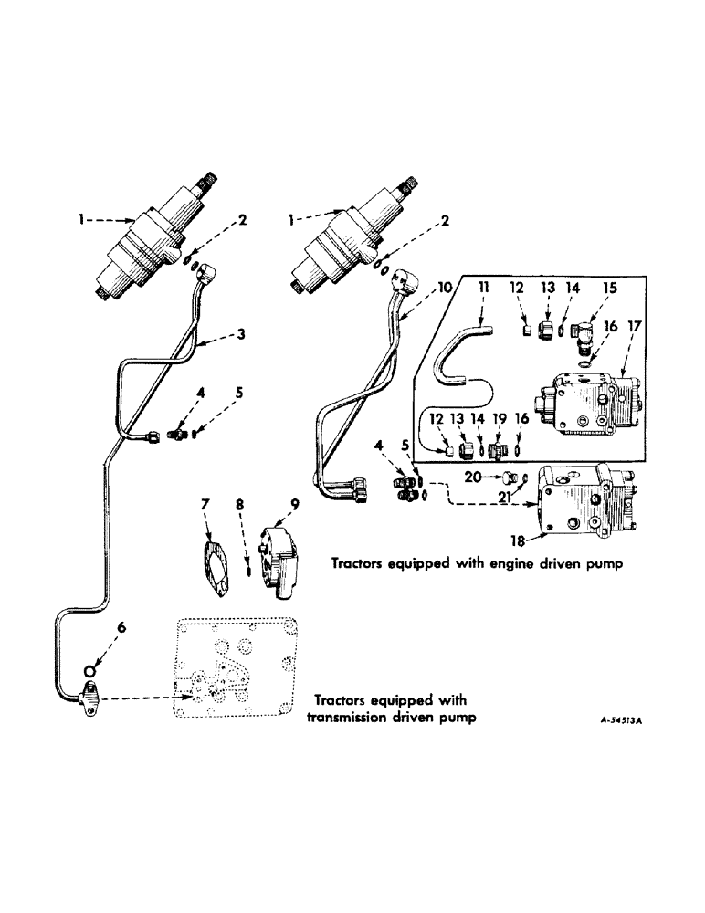 Схема запчастей Case IH 340 - (171) - STEERING MECHANISM, POWER STEERING, FARMALL 340 SERIES Steering Mechanism