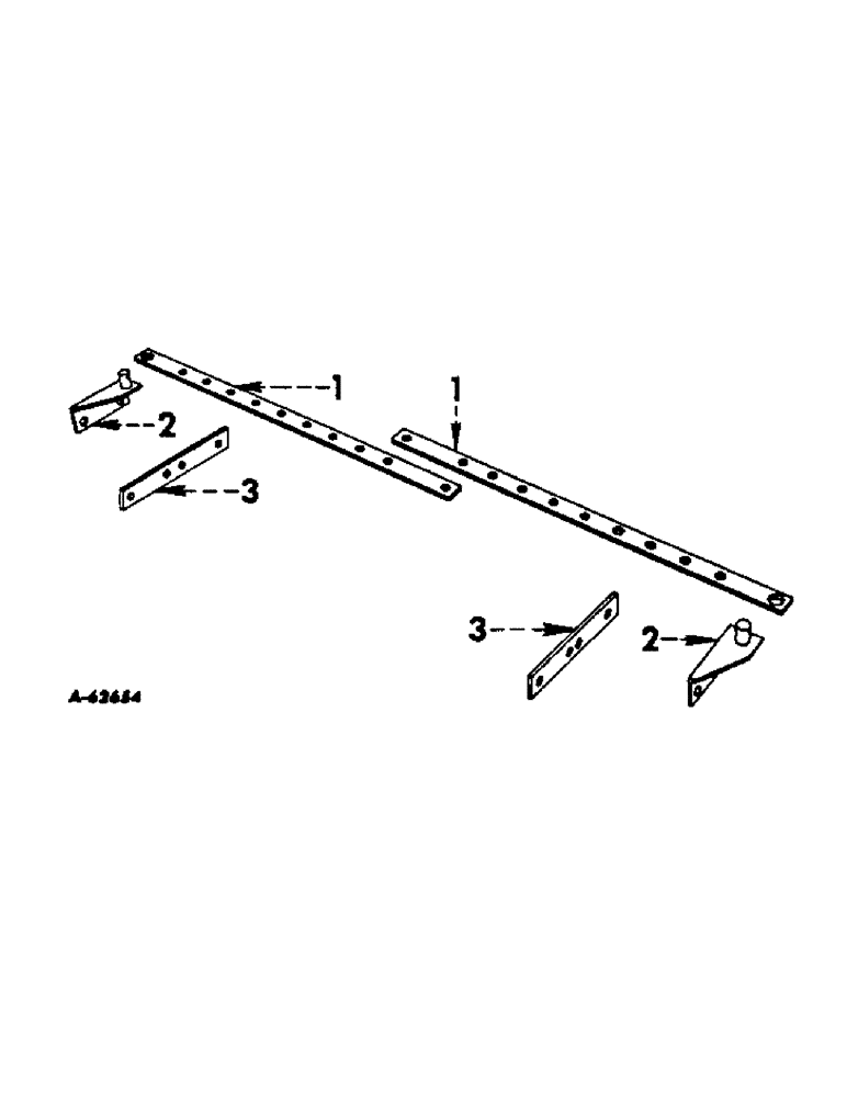 Схема запчастей Case IH 284 - (A-16) - JOCKEY BAR 