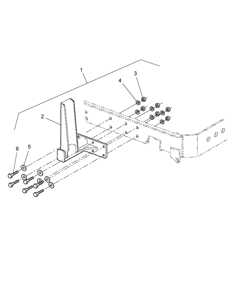 Схема запчастей Case IH DX18E - (07.02.02) - MOUNTING KIT FOR 2 SPOOL VALVE WHEN NOT USING LOADER - 710330026 (07) - HYDRAULIC SYSTEM