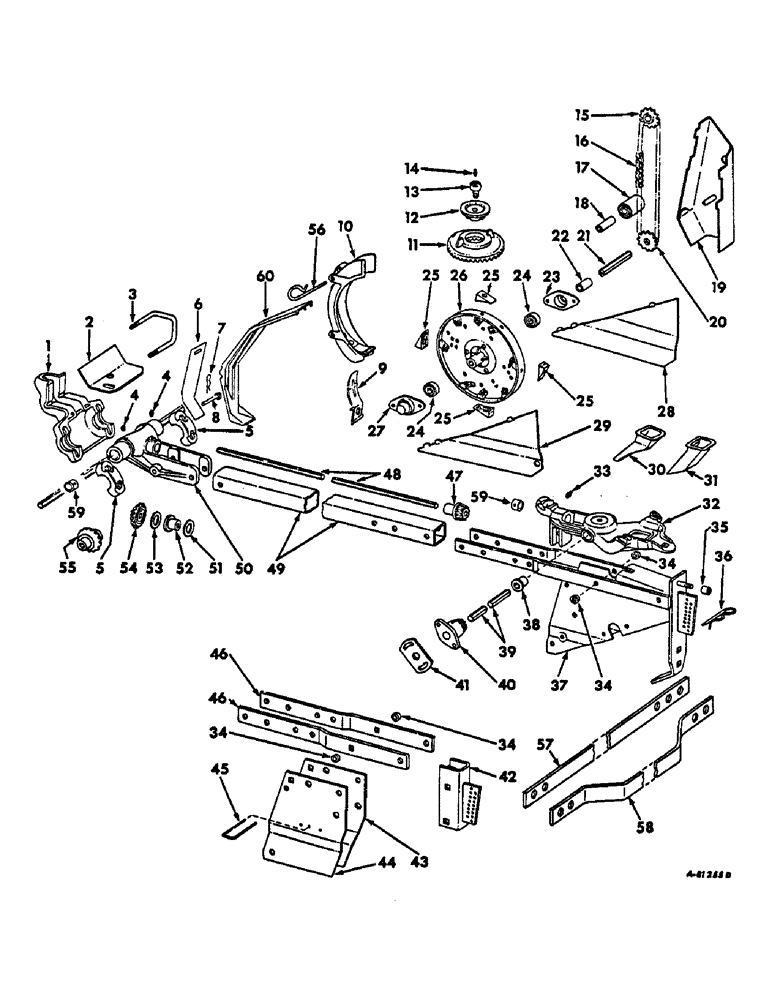 Схема запчастей Case IH 66-SERIES - (U-19) - HILL DROP AND DRILL UNIT, ONE PER FURROW 